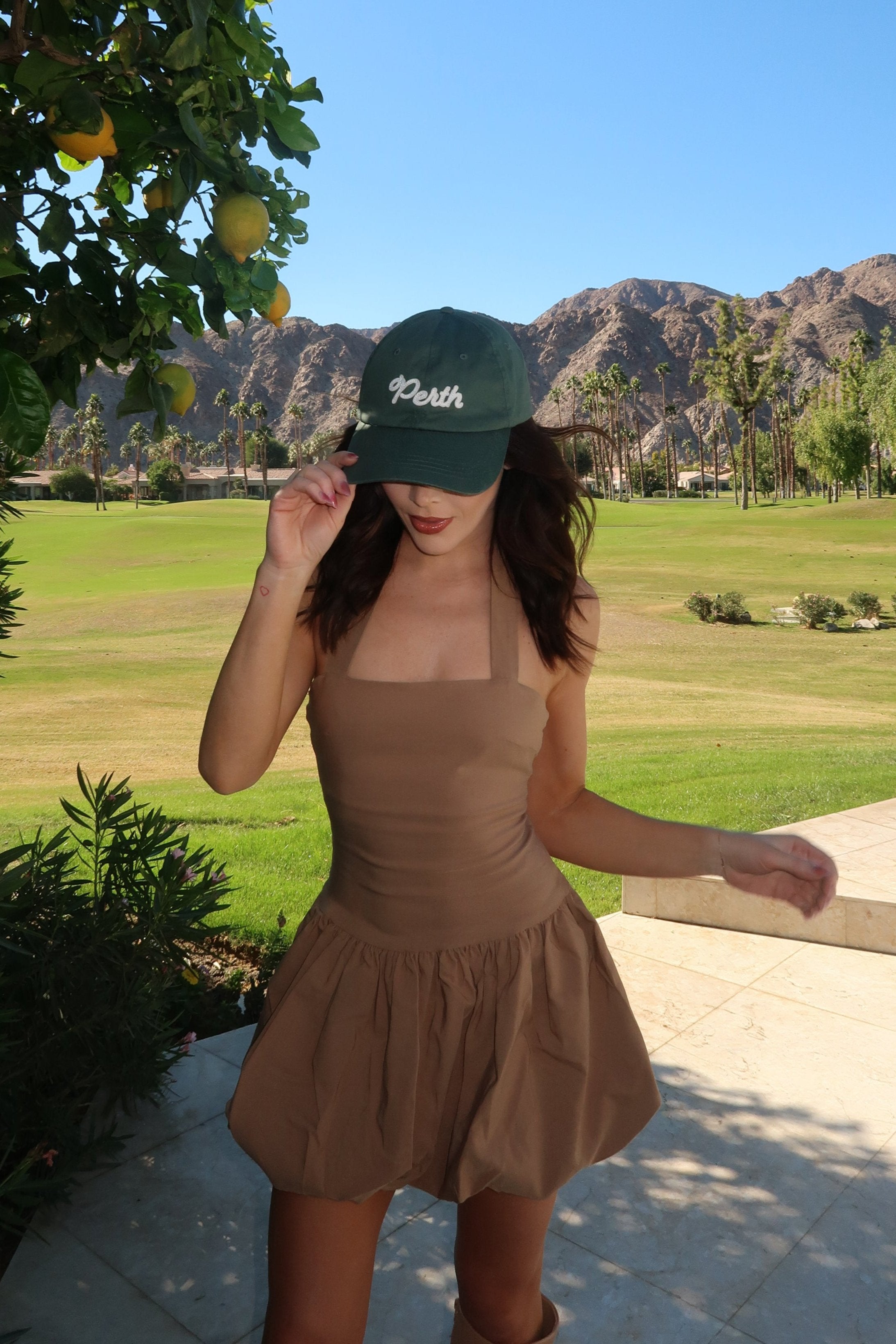 Halter Neck Puff Mini Dress FashieDoll Halter Neck Puff Mini Dress FashieDoll